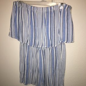 NEVER WORN - striped romper